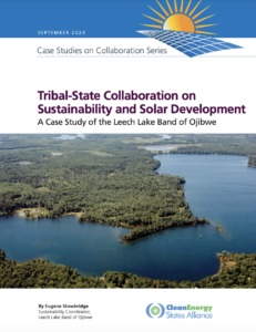 Tribal-State Collaboration on Sustainability and Solar Development: A Case Study of the Leech Lake Band of Ojibwe